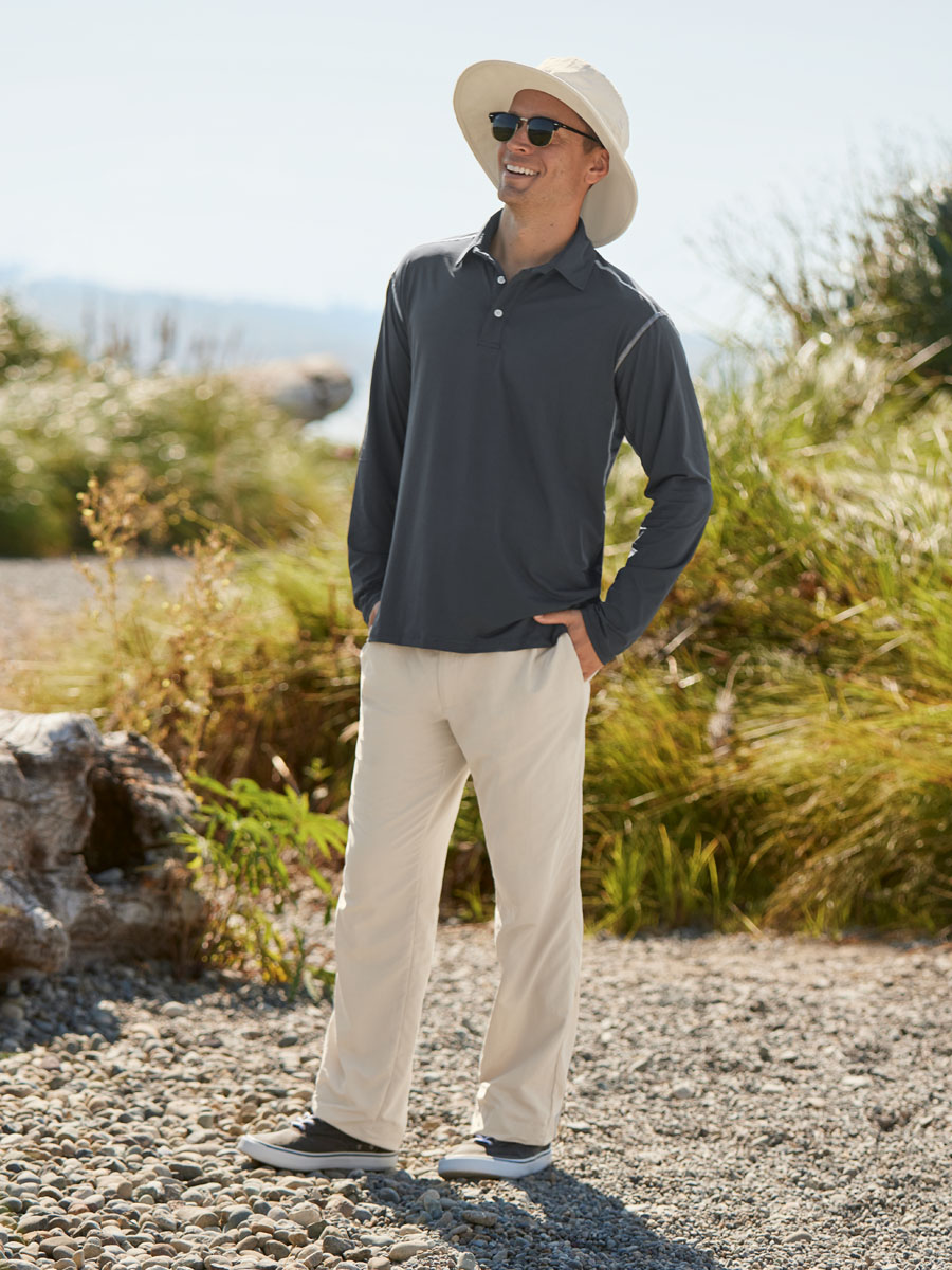 Men's BodyShade® Polo  Mens shirts, Men, Sun protective clothing